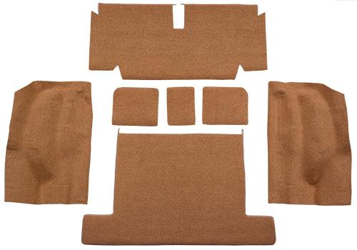 CARPET, 1971-1975 Chevrolet Corvette Coupe Rear with Pad Loop