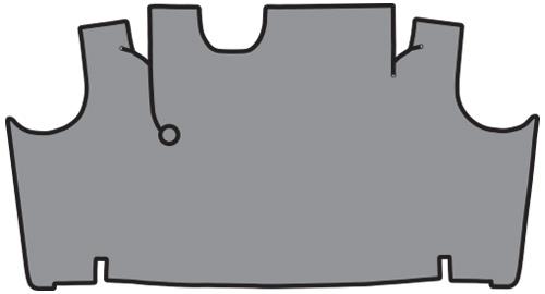 1966-1967 Ford Falcon Trunk Mat TM Vinyl