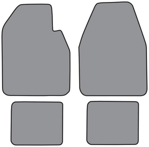 1974-1978 Dodge Charger Auto Floor Mat 4pc Cutpile (FM75F, FM18R)