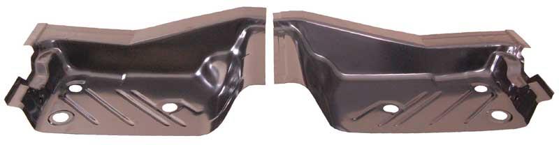 Rear Footwell Area Floor Pans-Pair - 1971-1972 Dodge Plymouth B-Body (Modify to fit 1972)