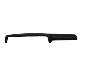 Dash Pad, Vinyl Wrap,  Black, With Stereo, 1970-72 Chevelle