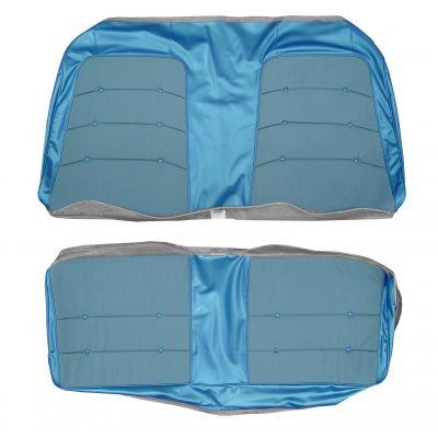 Rear Bench Seat Upholstery - Cloth Style - 1971 Charger SE