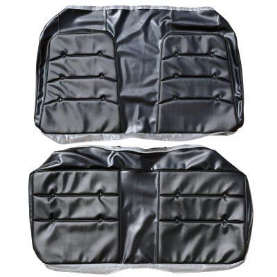 Rear Bench Seat Cover - Leather Style - 1971 Charger SE.