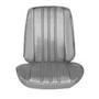 Front Bucket Seat Upholstery (Pair), 1968 Chevy II Nova SS Custom