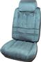 Front Bucket Seat Covers (Pair), 1980-88 Empress Cloth Inserts, Cutlass Salon Brougham Supreme