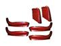 Bucket Seat Back Panels and Bottom Panels, 6 Pc Set, Assembled, 1966 GM, Premium Set