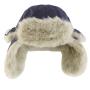 View Faux Fur Bomber Hat - Navy Full-Sized Product Image 1 of 3