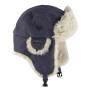 View Faux Fur Bomber Hat - Navy Full-Sized Product Image