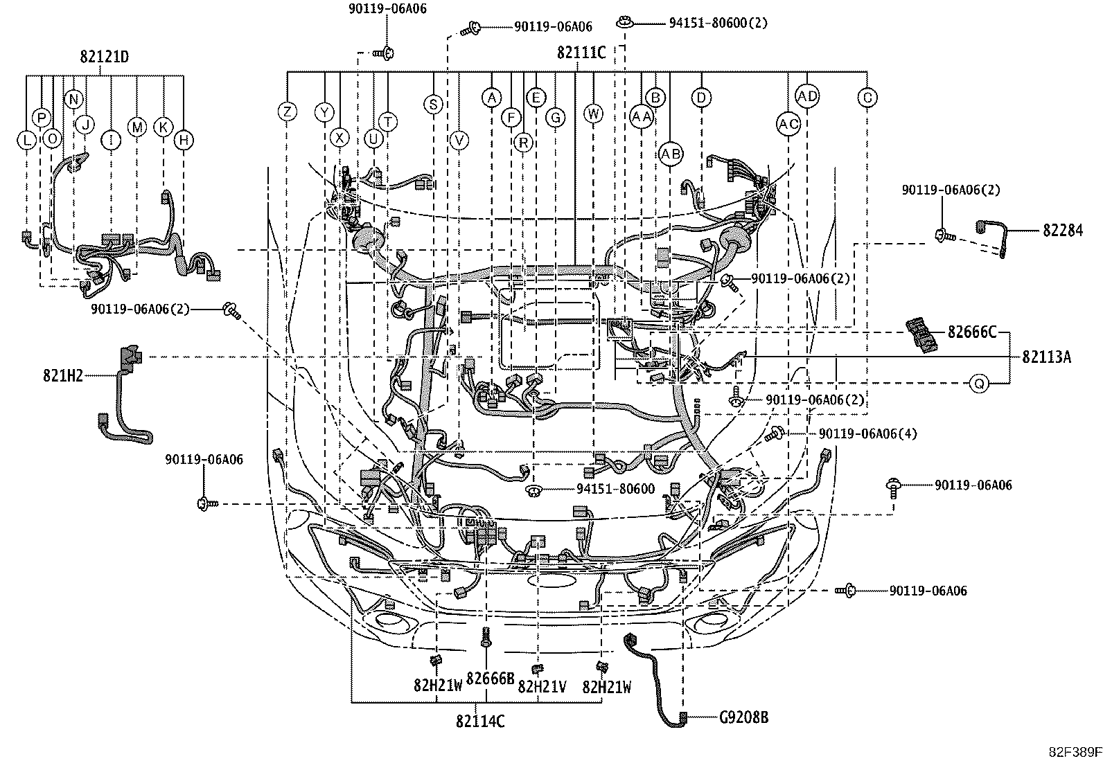 Diagram WIRING & CLAMP for your 2022 Subaru Solterra   