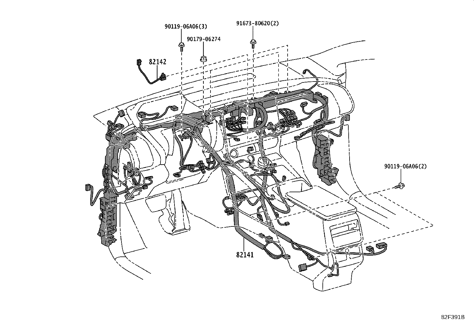 Diagram WIRING & CLAMP for your 2025 Subaru Solterra  Premium 