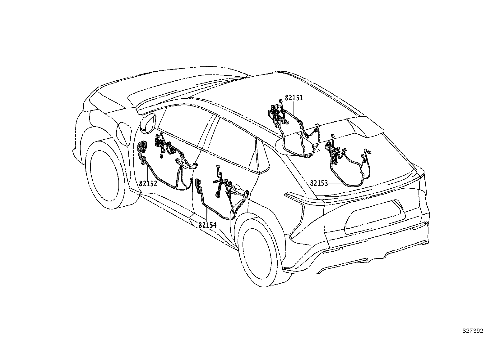 Diagram WIRING & CLAMP for your 2022 Subaru Solterra  Touring 