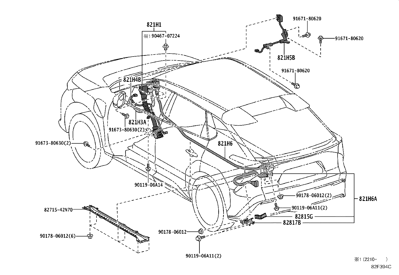 Diagram WIRING & CLAMP for your 2000 Subaru WRX   