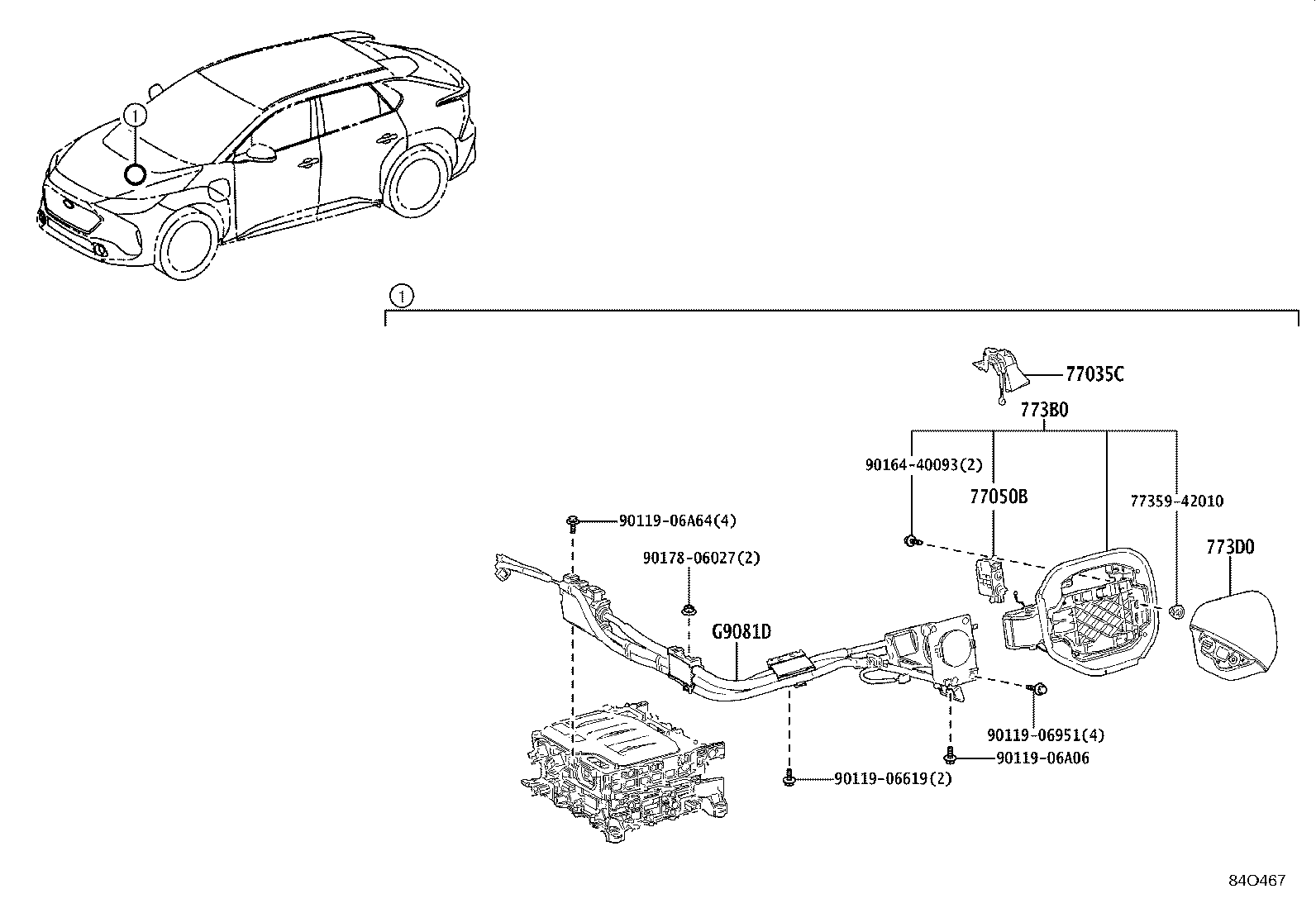 2024 Subaru Crosstrek Cable (DC) E. (DC) Charger (Inlet). BEV