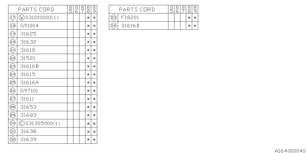 Diagram AT, REVERSE CLUTCH for your Subaru