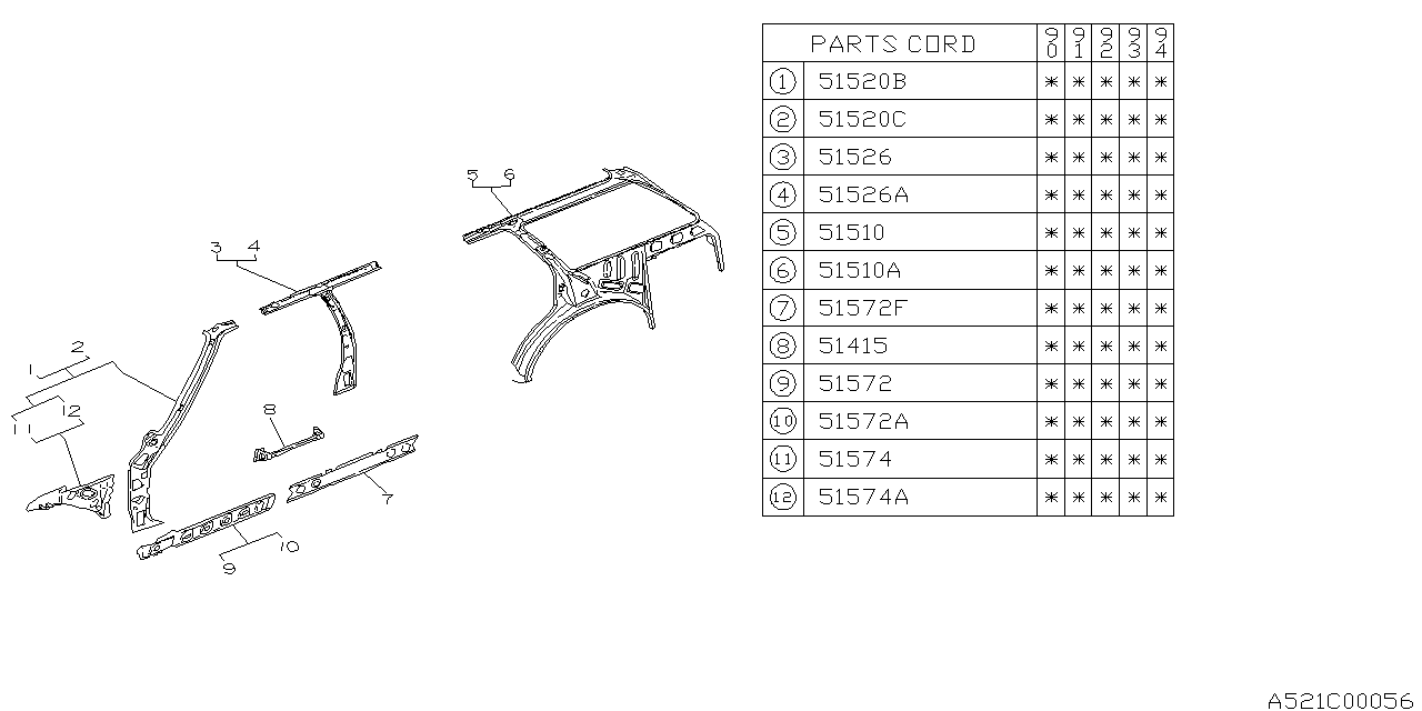 Full size assembly image of SIDE BODY INNER (1/1)