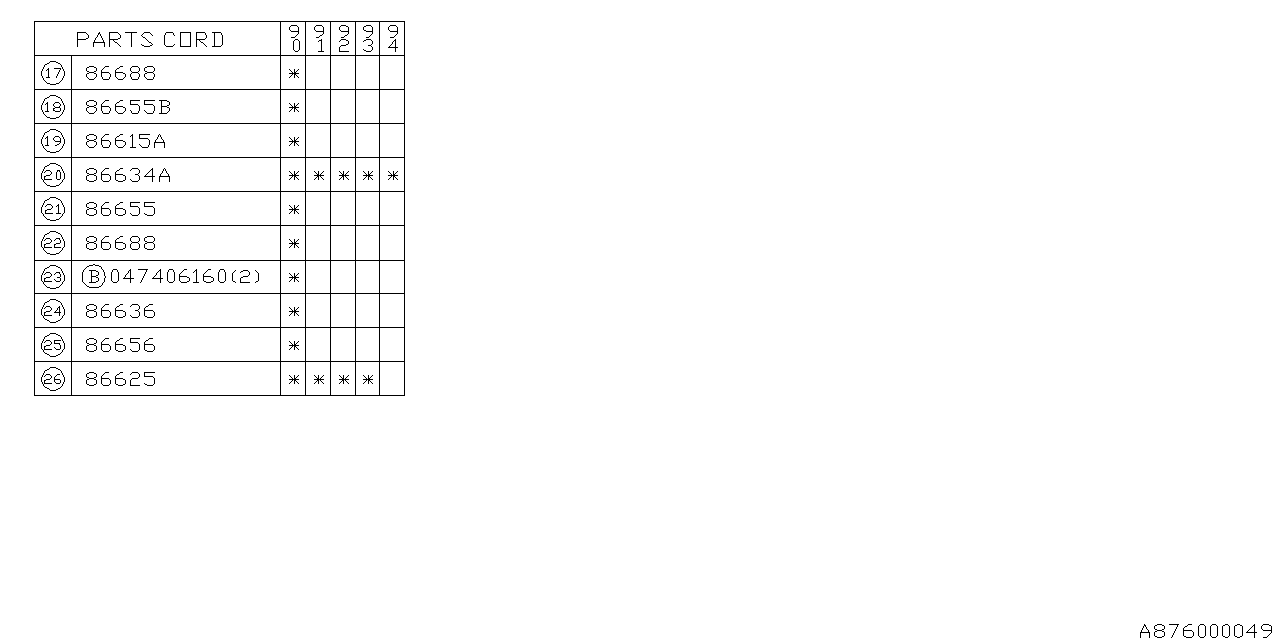 REAR WASHER Diagram