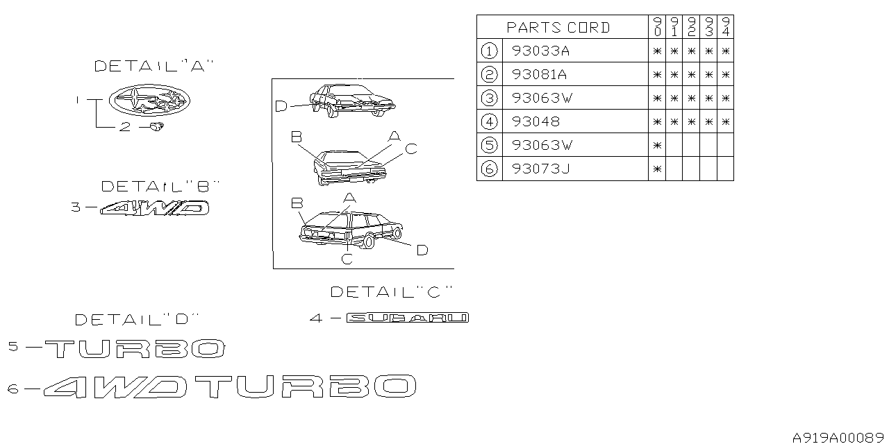 Full size assembly image of LETTER MARK (1/1)