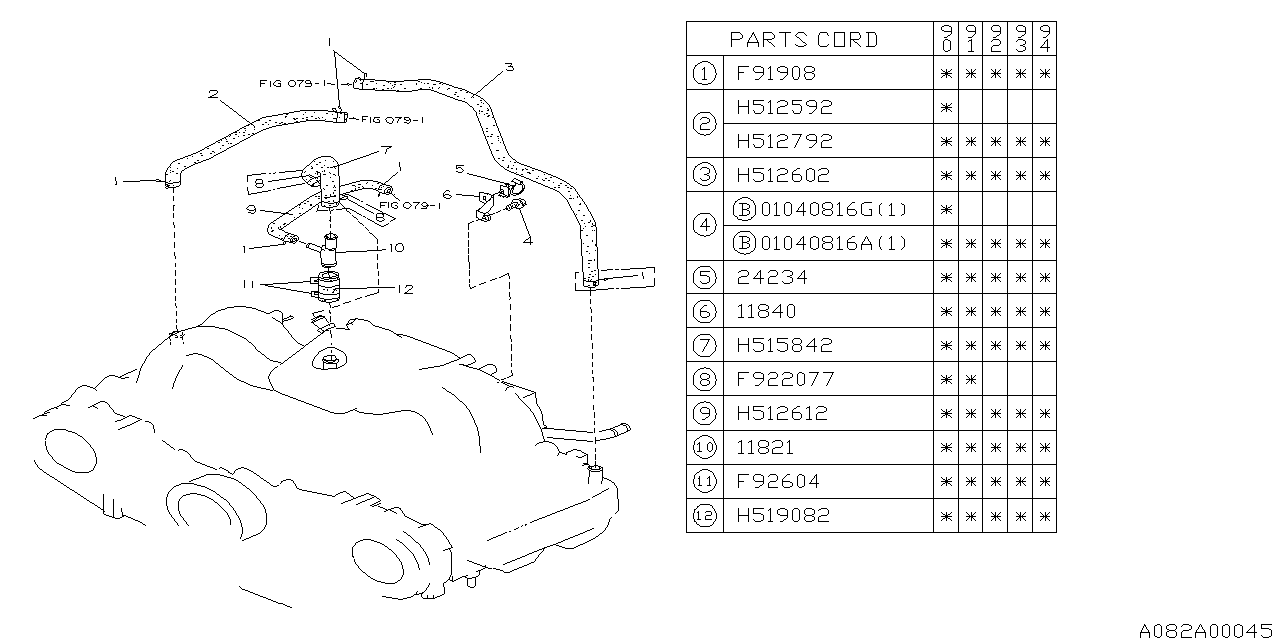 Diagram EMISSION CONTROL (PCV) for your 2018 Subaru WRX   