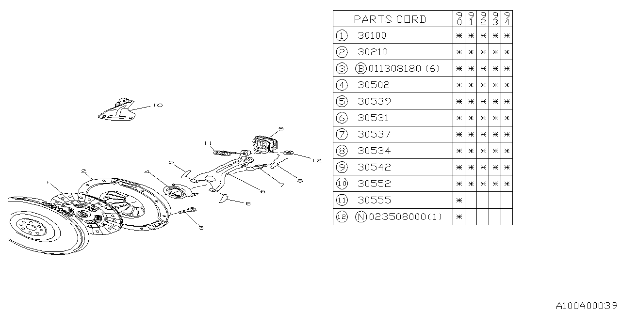 Diagram MT, CLUTCH for your 2002 Subaru Impreza   