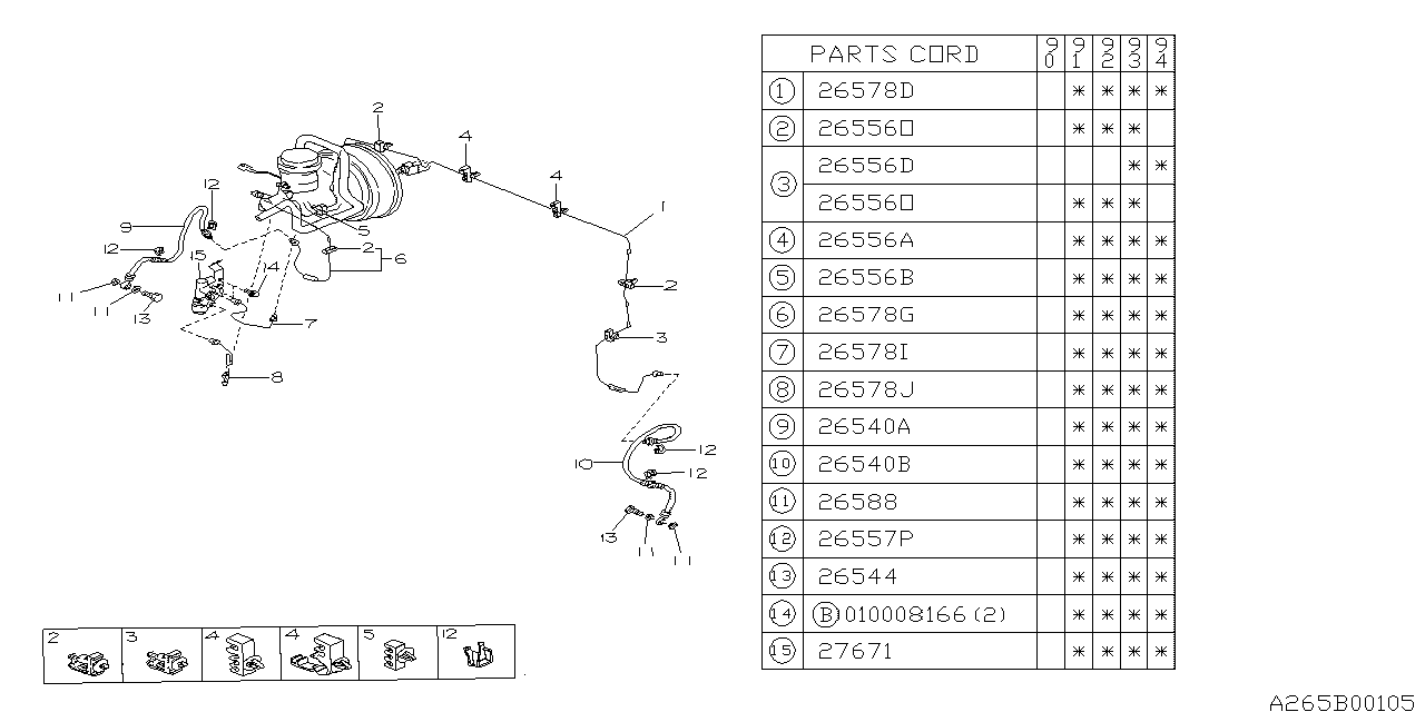 BRAKE PIPING Diagram