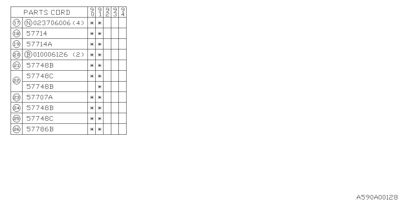 Diagram FRONT BUMPER for your 2008 Subaru Outback   