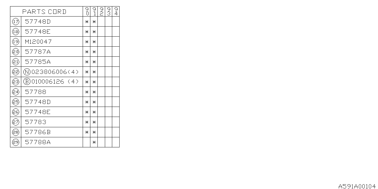 Diagram REAR BUMPER for your 2014 Subaru Tribeca   