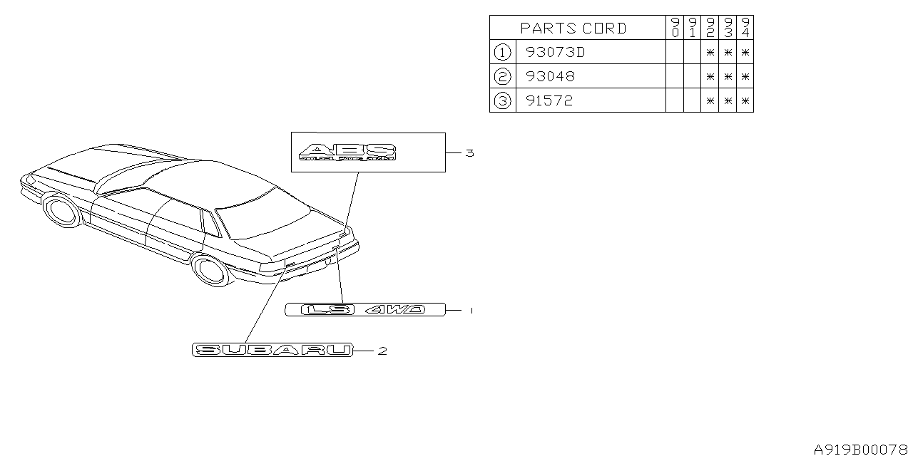 Full size assembly image of LETTER MARK (1/1)