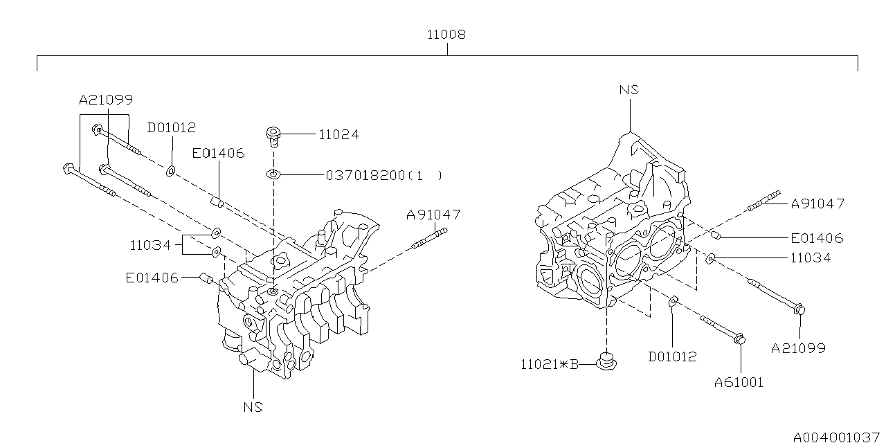 CYLINDER BLOCK Diagram