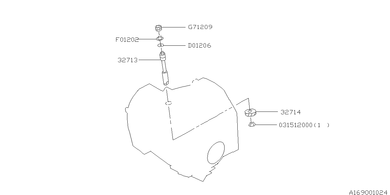 AT, SPEEDOMETER GEAR Diagram