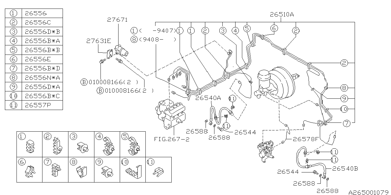 BRAKE PIPING Diagram