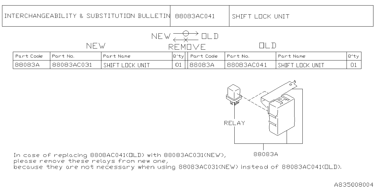 Full size assembly image of ELECTRICAL PARTS (BODY) (1/1)