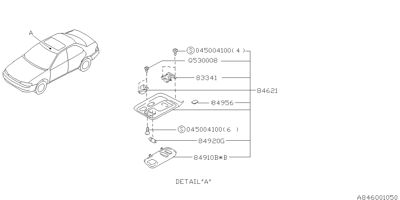 Diagram LAMP (ROOM) for your 2022 Subaru Crosstrek   