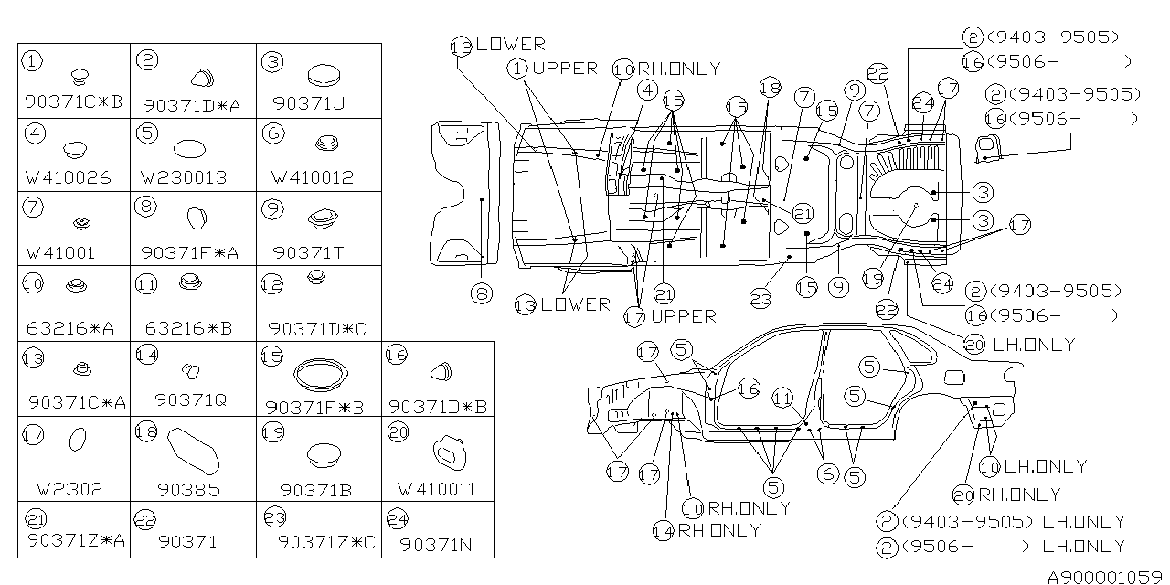 Diagram PLUG for your Subaru BRZ 2.0L 6MT 