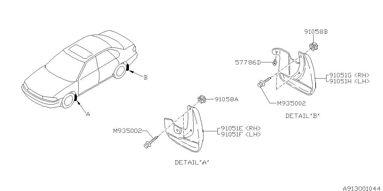 Diagram PROTECTOR for your Subaru Ascent  