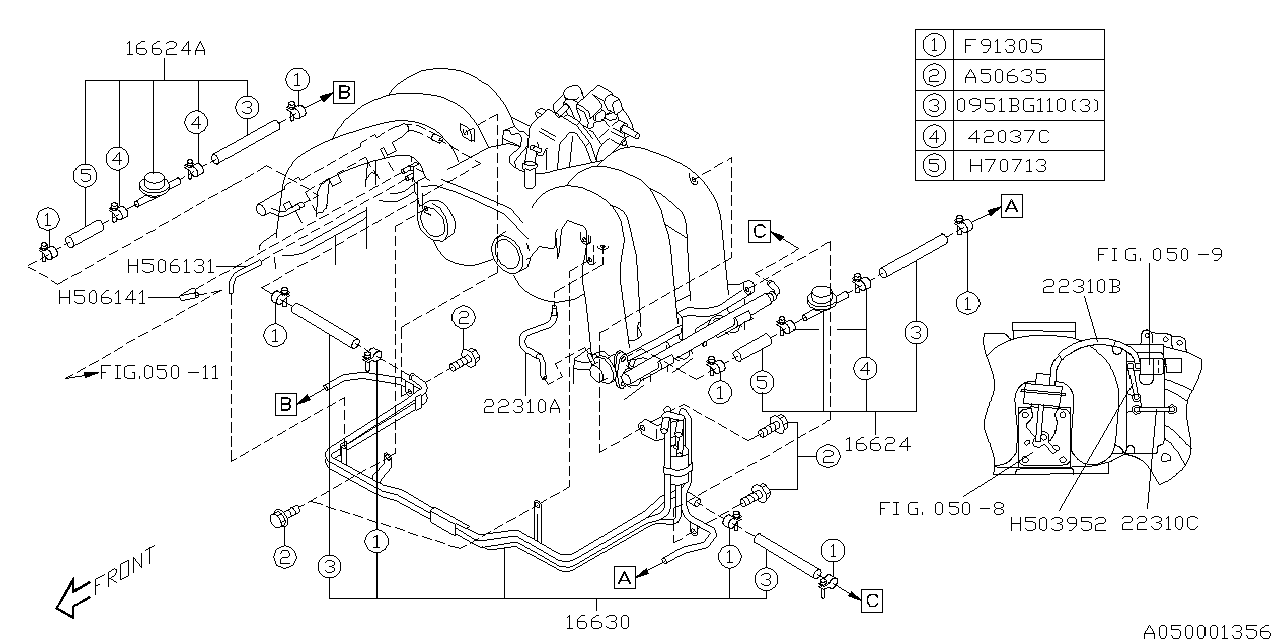 Diagram INTAKE MANIFOLD for your 2007 Subaru Impreza   