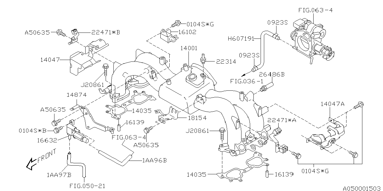 INTAKE MANIFOLD Diagram