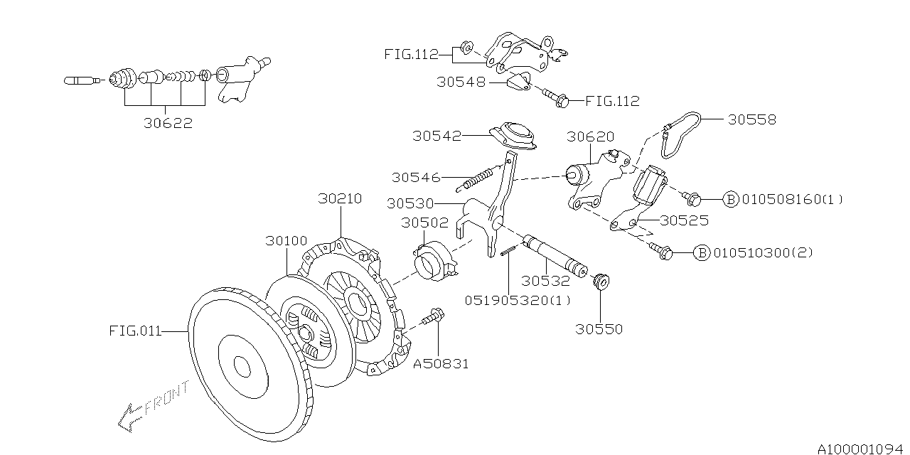 Diagram MT, CLUTCH for your Subaru Legacy  Limited w/EyeSight SEDAN