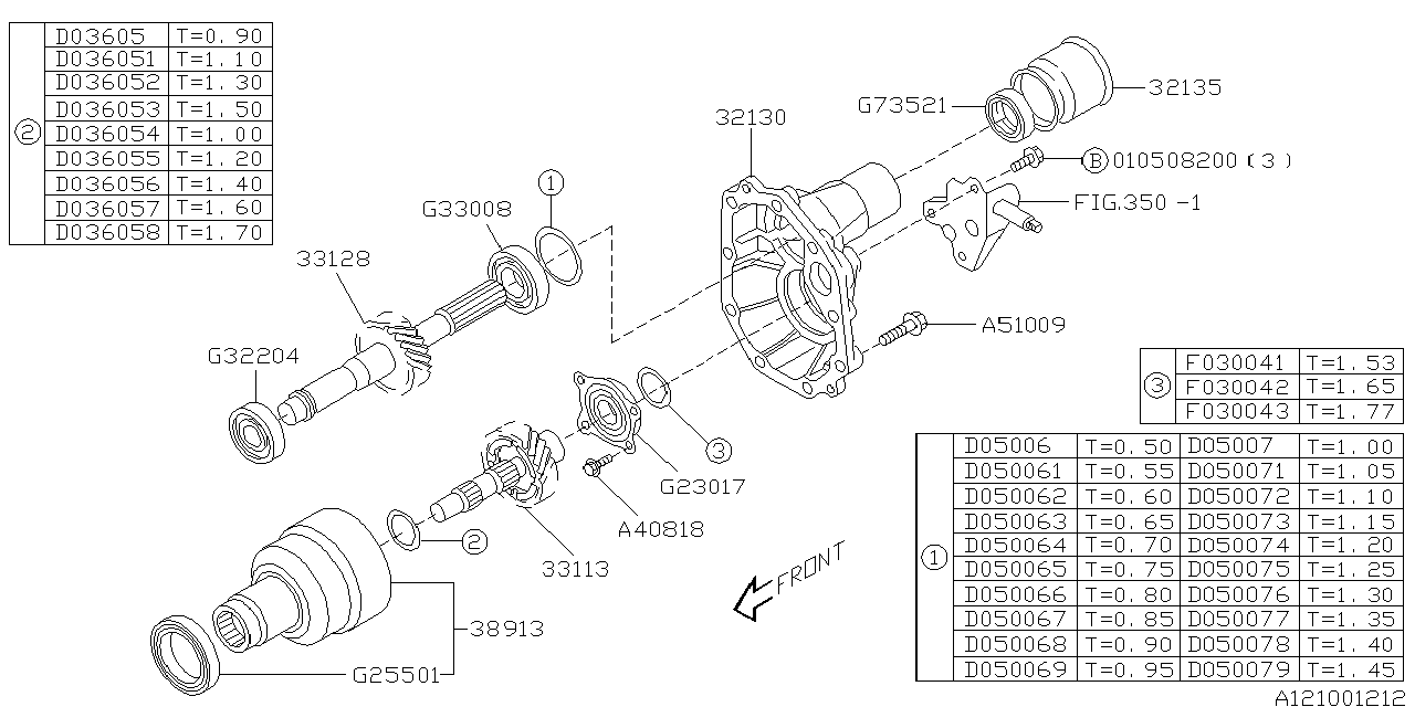 Diagram MT, TRANSFER & EXTENSION for your 2022 Subaru Solterra   