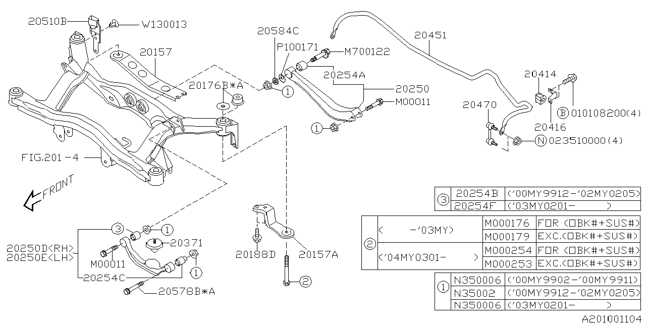 Diagram REAR SUSPENSION for your 2021 Subaru Crosstrek  Limited w/EyeSight 