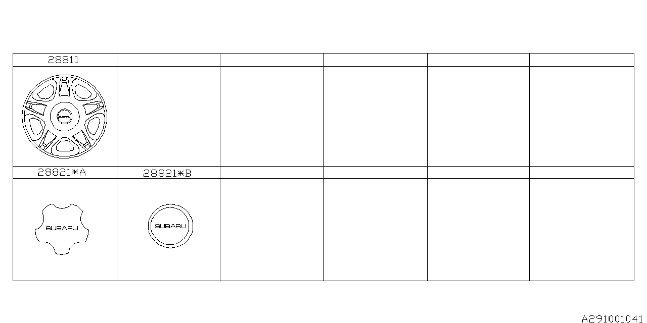 Diagram WHEEL CAP for your Subaru Impreza  