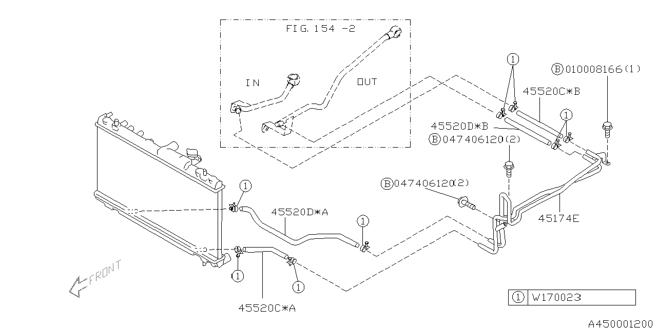 Diagram ENGINE COOLING for your 2004 Subaru WRX   