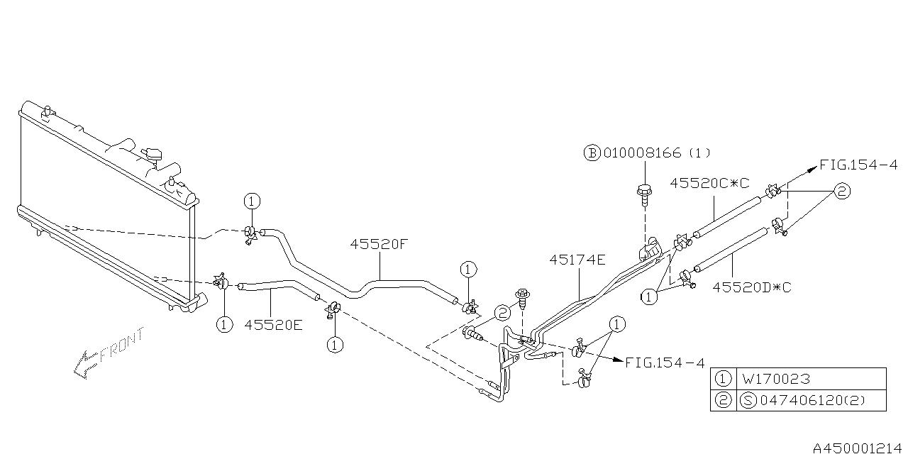 Diagram ENGINE COOLING for your 2004 Subaru WRX   