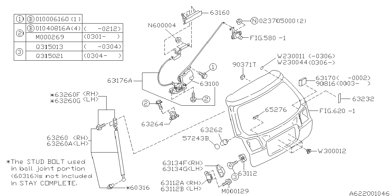 Diagram BACK DOOR PARTS for your 2016 Subaru Impreza  Sedan 