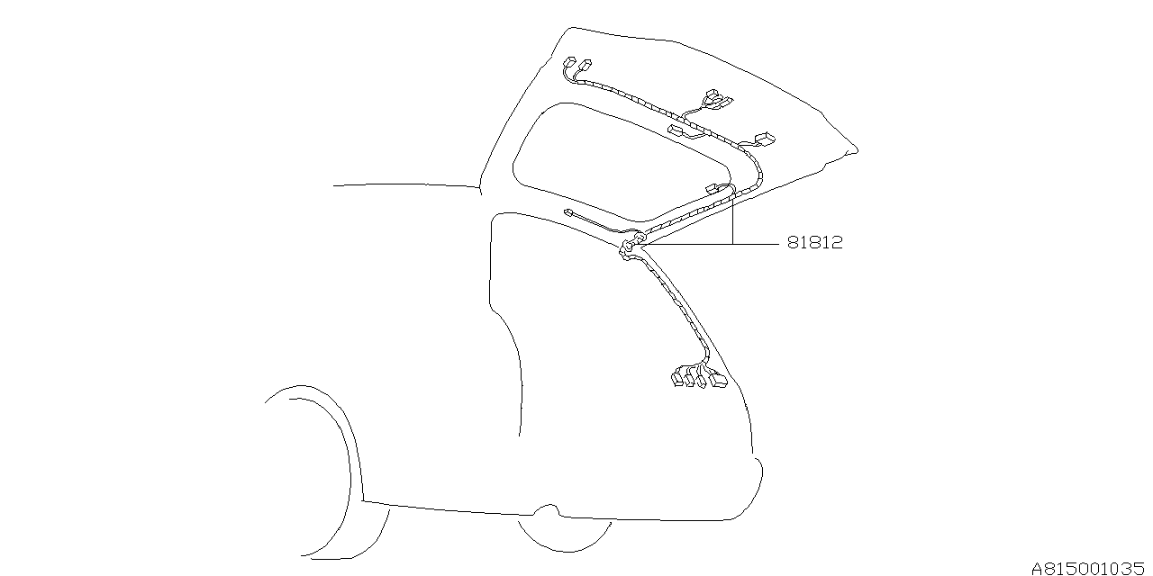 Diagram CORD (REAR) for your 2024 Subaru Forester   