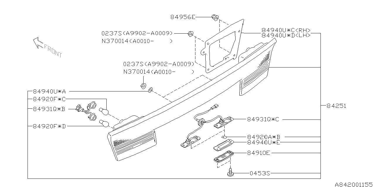 LAMP (REAR) Diagram