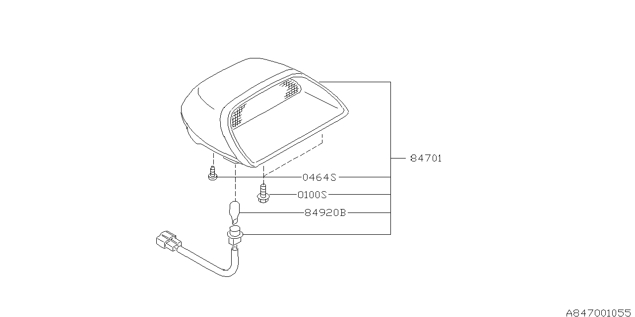 LAMP (HIGH MOUNT STOP LAMP) Diagram