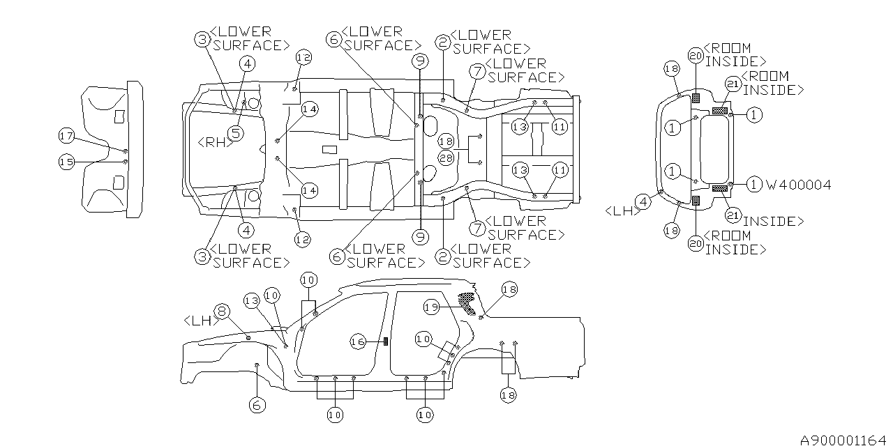 Diagram PLUG for your 2020 Subaru Ascent   