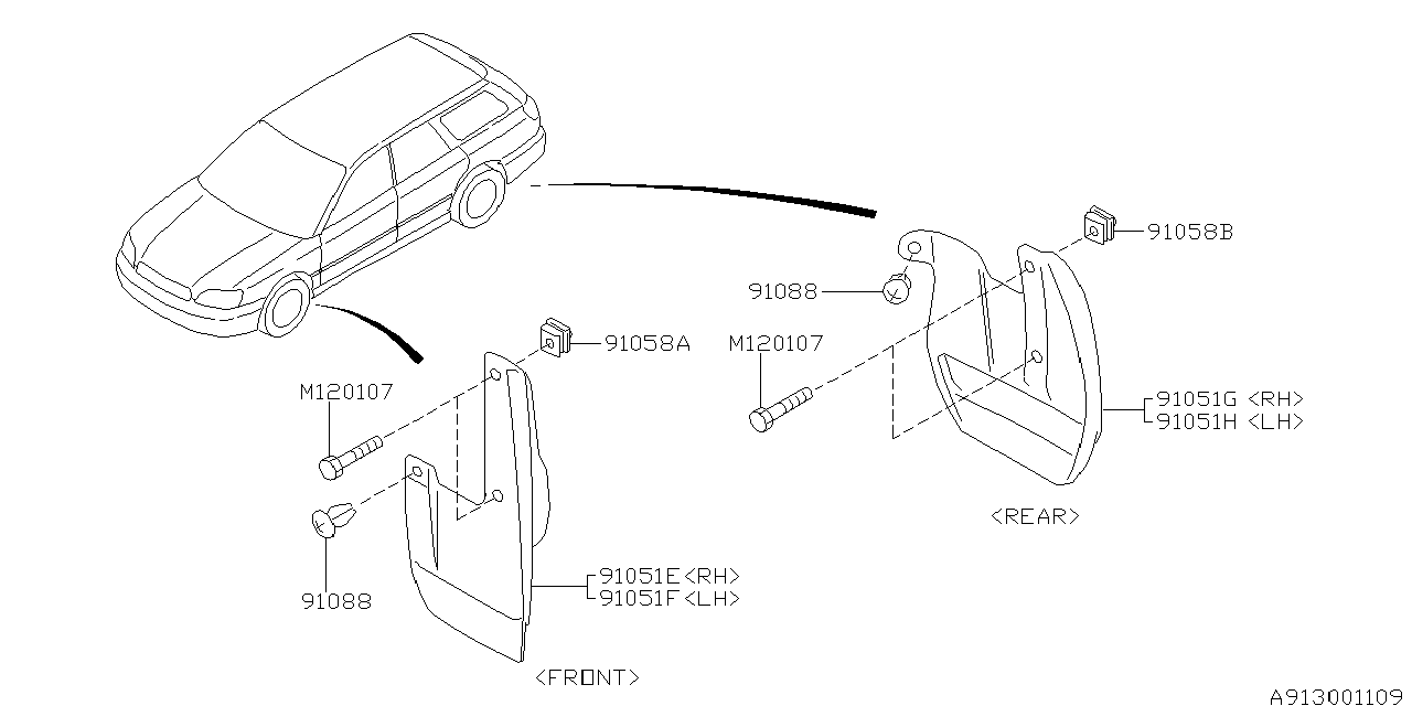 Diagram PROTECTOR for your 2025 Subaru Ascent   