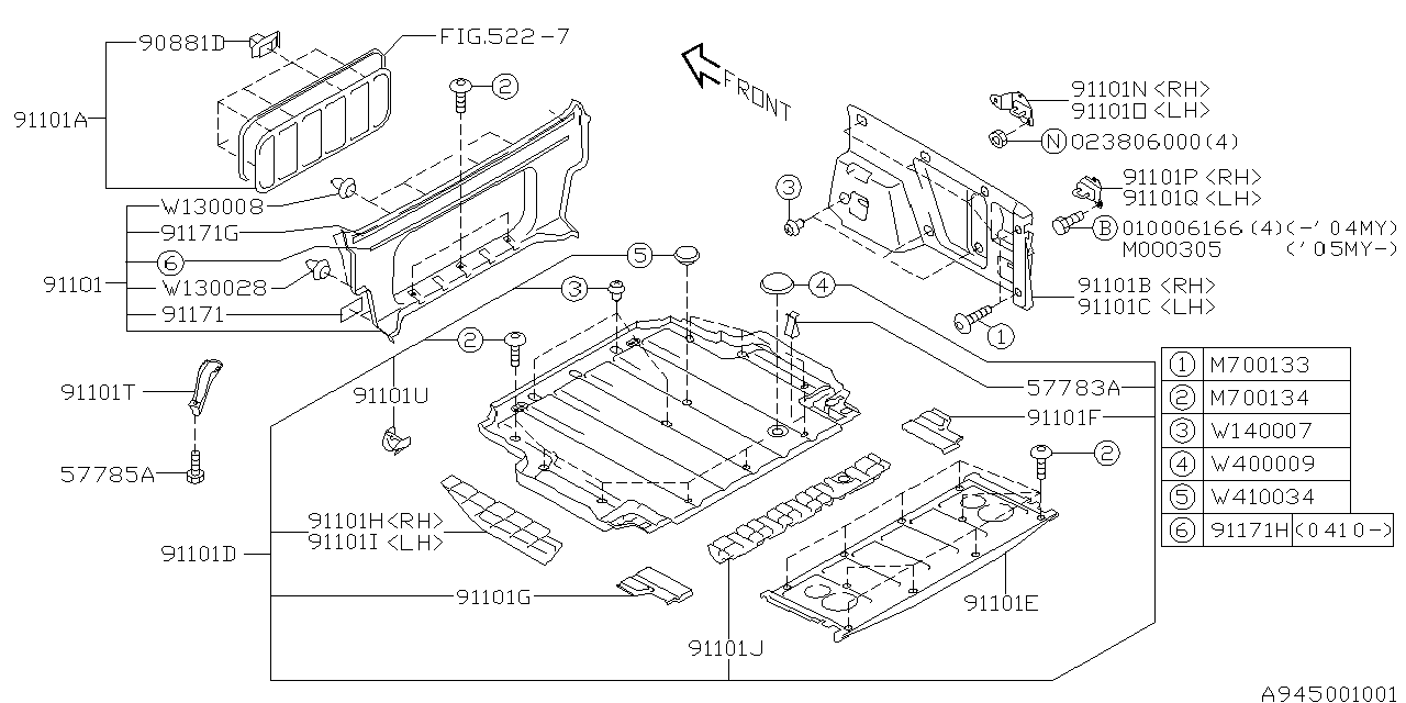 LUGGAGE TRIM Diagram