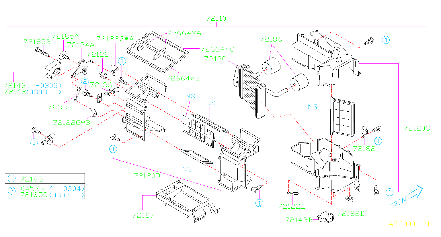 72142AE00A - Subaru Hvac Blend Door Actuator | Heuberger Subaru ...